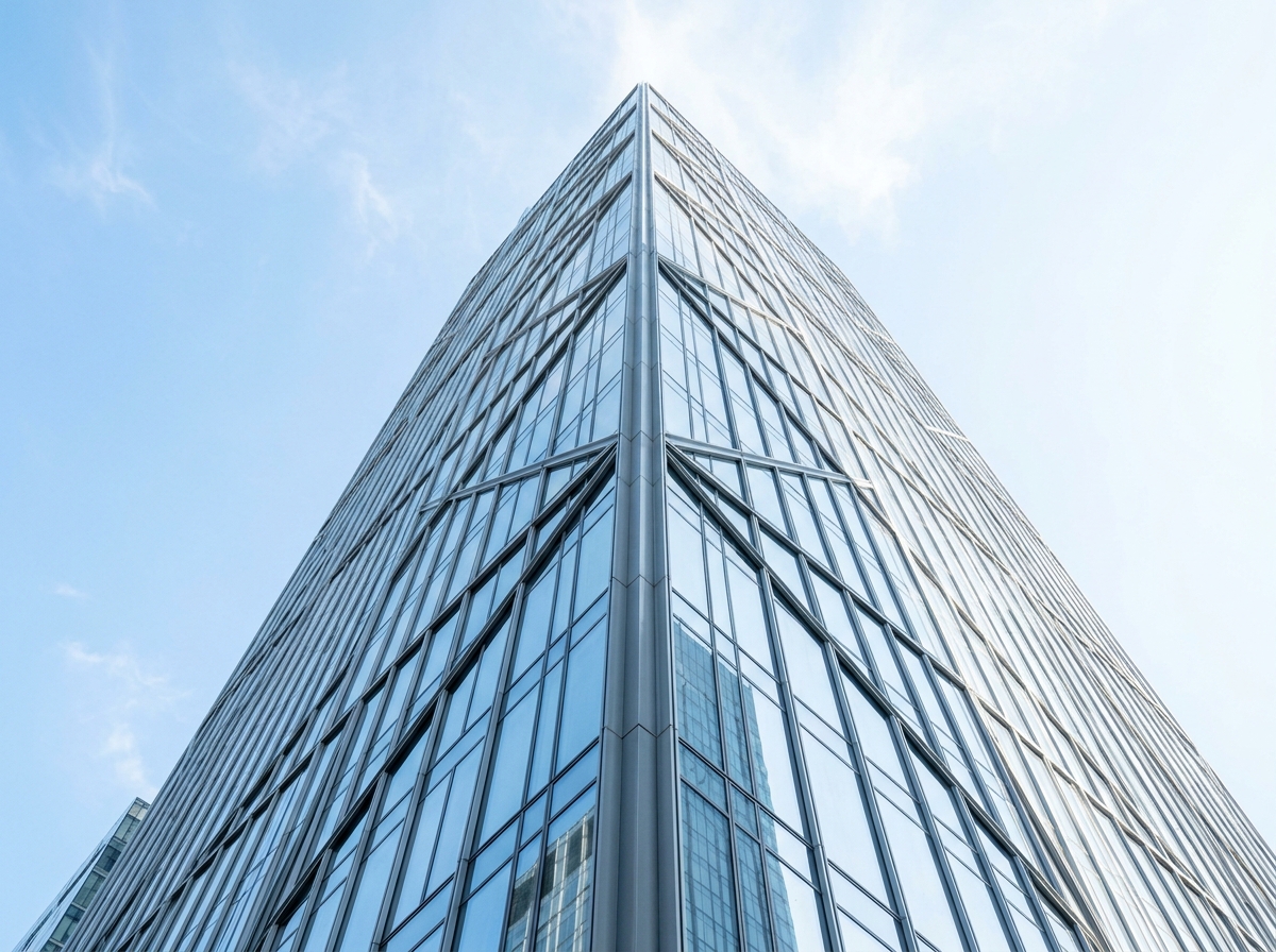 Modern bank corporate building